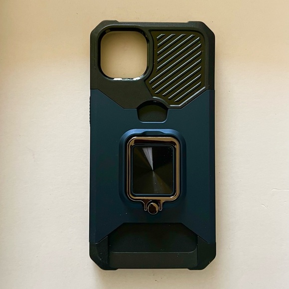 Blue Wallet Case Designed for iPhone 13 case with Card Holder Slot with Stand - Picture 3 of 5